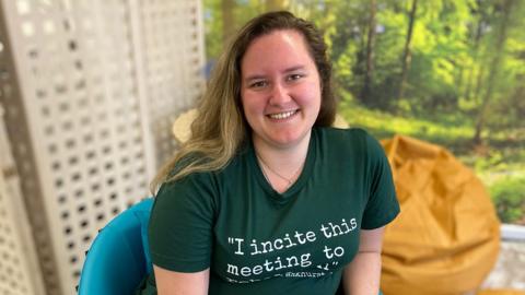 Lucy Bint smiling after her diagnosis with ADHD in the clinic