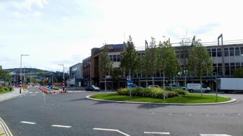 Swansea city centre roads 2020