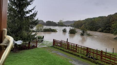 Flooding near Catcliffe