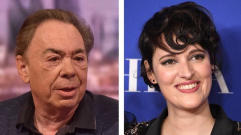 Andrew Lloyd Webber and Phoebe Waller-Bridge