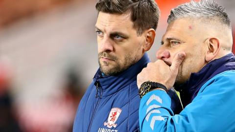 Middlesbrough head coach Jonathan Woodgate