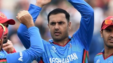 Mohammad Nabi played for Afghanistan in England at the 2019 Cricket World Cup