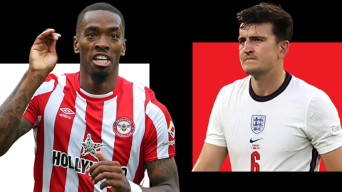 Ivan Toney and Harry Maguire