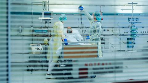 Hospital bed (stock image)