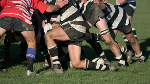 Rugby scrum