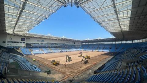 CBS Arena pitch suppliers Hewitt Sportsturf also count Wembley Stadium among their clients