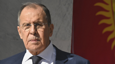 Russia's foreign minister Sergei Lavrov