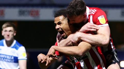 Sheff Utd celebrate