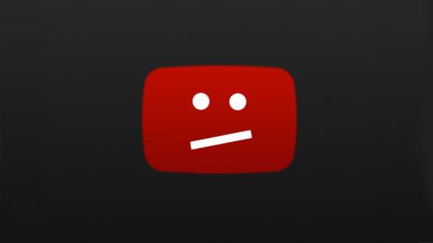 YouTube error message