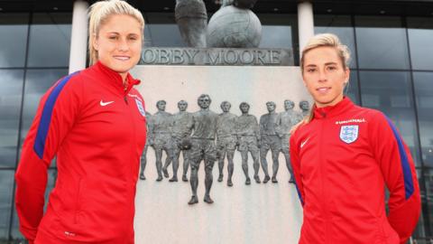 Steph Houghton (left) and Jordan Nobbs