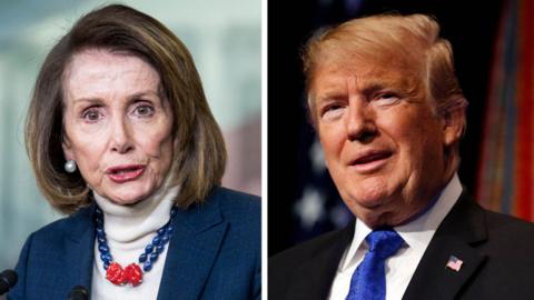 Pelosi and Trump