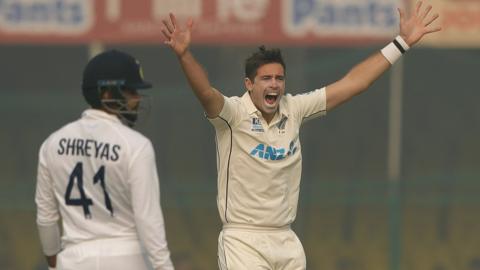 Tim Southee and Shreyas Iyer