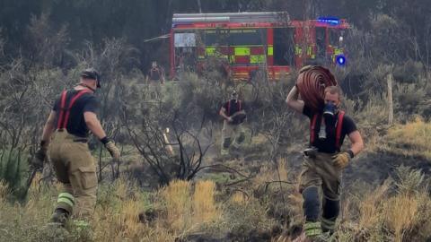 Chobham Common wildfire