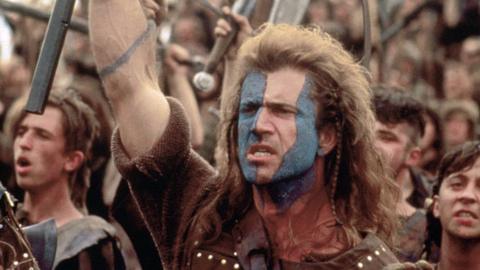 Mel Gibson in Braveheart