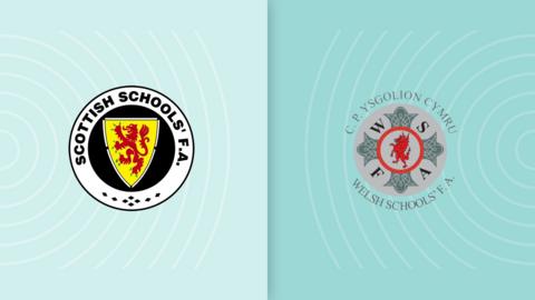 Scotland U18 boys v Wales U18 boys badge graphic