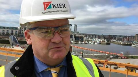 Howard Monsen, senior project manager, for builders Kier, said the position was unique