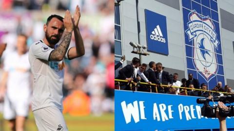 Leon Britton a Caerdydd