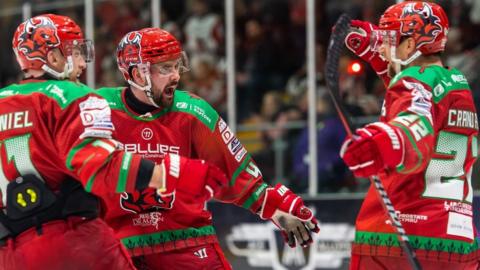 Cardiff Devils celebrate