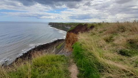 North York Moors National Park confirmed the cliff collapse on 8 August