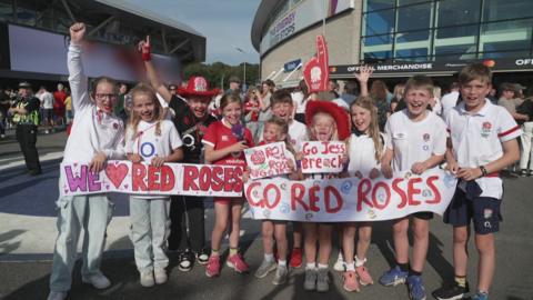 Young England supporters. 