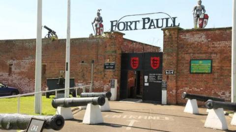 Fort Paull attraction in Hull set for reopening weekend - BBC News