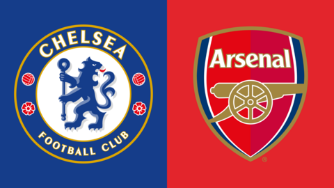 Chelsea and Arsenal club badges