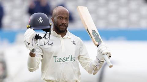 Kent's Daniel Bell-Drummond acknowledges his century