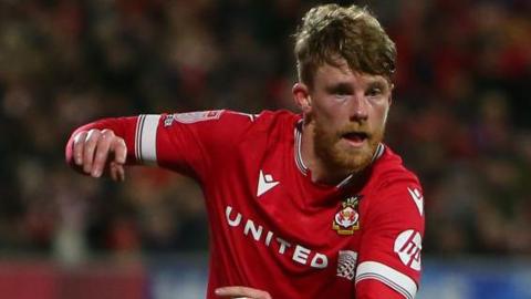 Andy Cannon in action for Wrexham