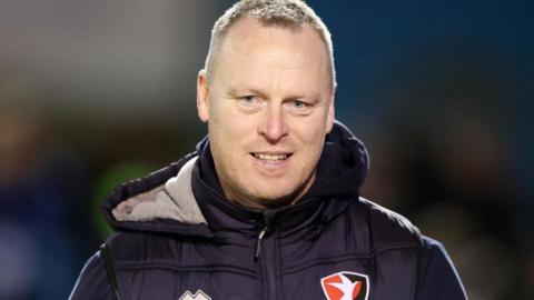 Michael Flynn, manager of Cheltenham Town