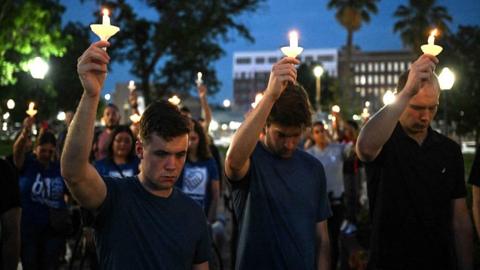 Vigil for Texas flood victims