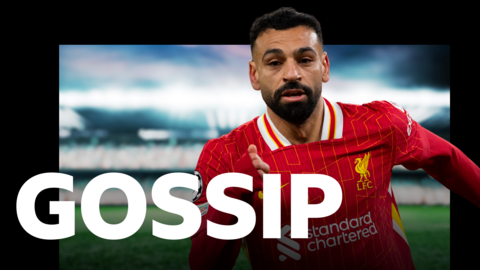 Mohamed Salah and the BBC gossip logo