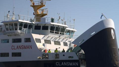 CalMac ferry MV Clansman.