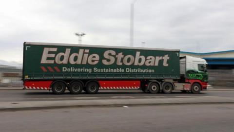 An Eddie Stobart lorry