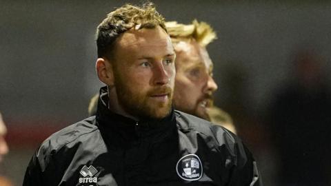 Louis Storey had a brief spell as Crawley's interim head coach this season