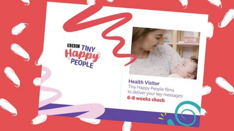 Tiny Happy People key films card for health visitors