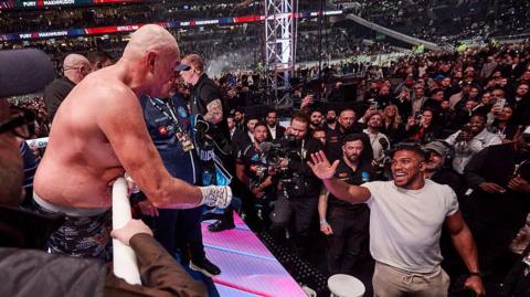Tyson Fury and Anthony Joshua 