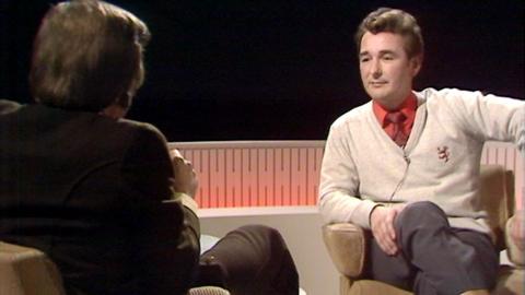 Brian Clough sits opposite David Frost