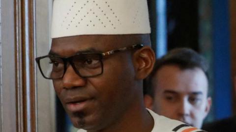 Malian Foreign Minister Sadio Camara in Moscow in 2024