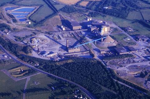 Tara Mine Navan aerial shot