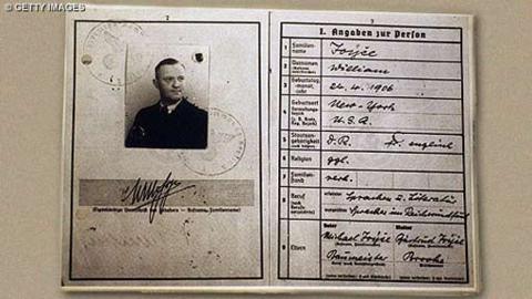 William Joyce's German military passport