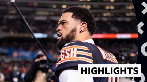 Chicago Bears quarterback Caleb Williams