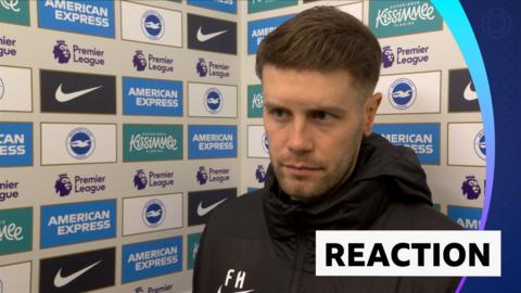 Brighton boss Fabian Hurzeler 