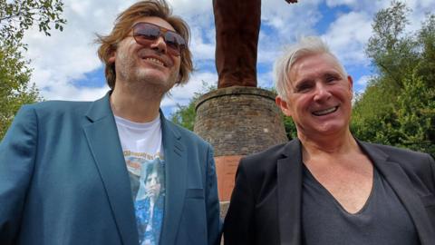 Nicky Wire, left, and brother Patrick Jones