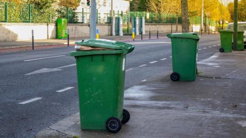 A green bin