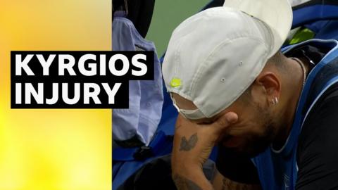 Nick Kyrgios in tears