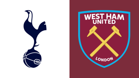 Tottenham Hotspur and West Ham United club badges
