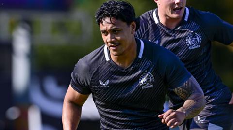 Len Ikitau, pictured during an Exeter training session