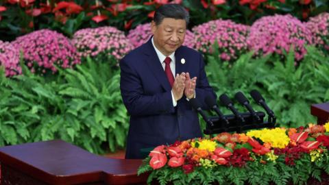 President Xi at the opening ceremony of the Focac summit - Thursday 5 September 2024