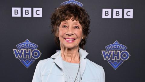 A recent photo of Carole Ann Ford smiling at a ý event marking the 60th anniversary of Doctor Who in 2023