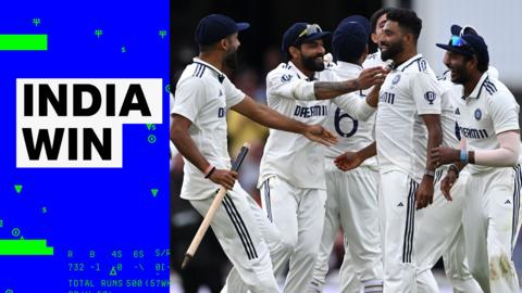 India players celebrate